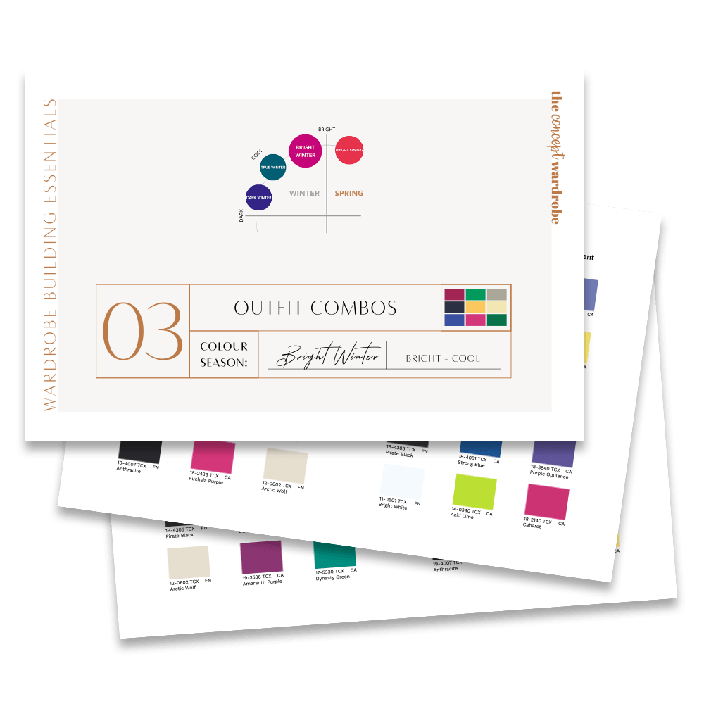 Bright Winter A Comprehensive Guide the concept wardrobe